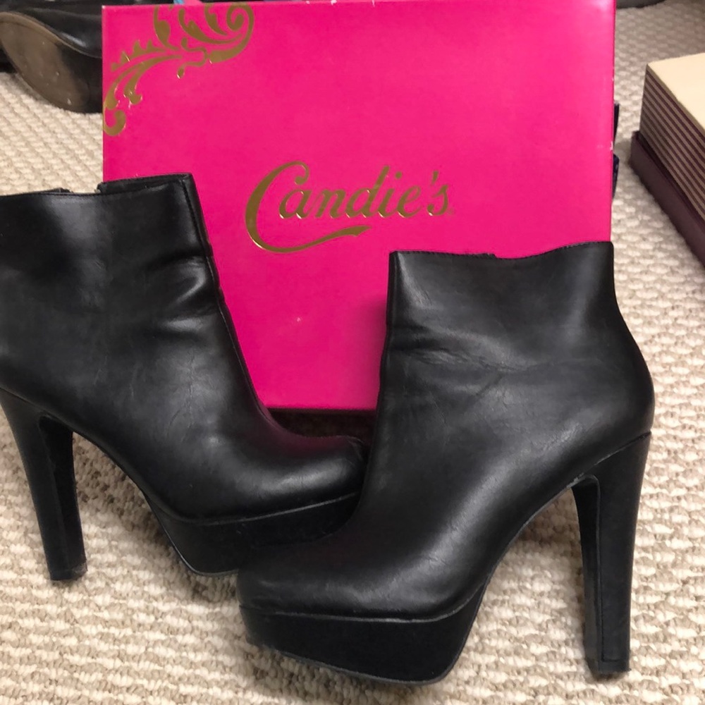Candies Boots Black